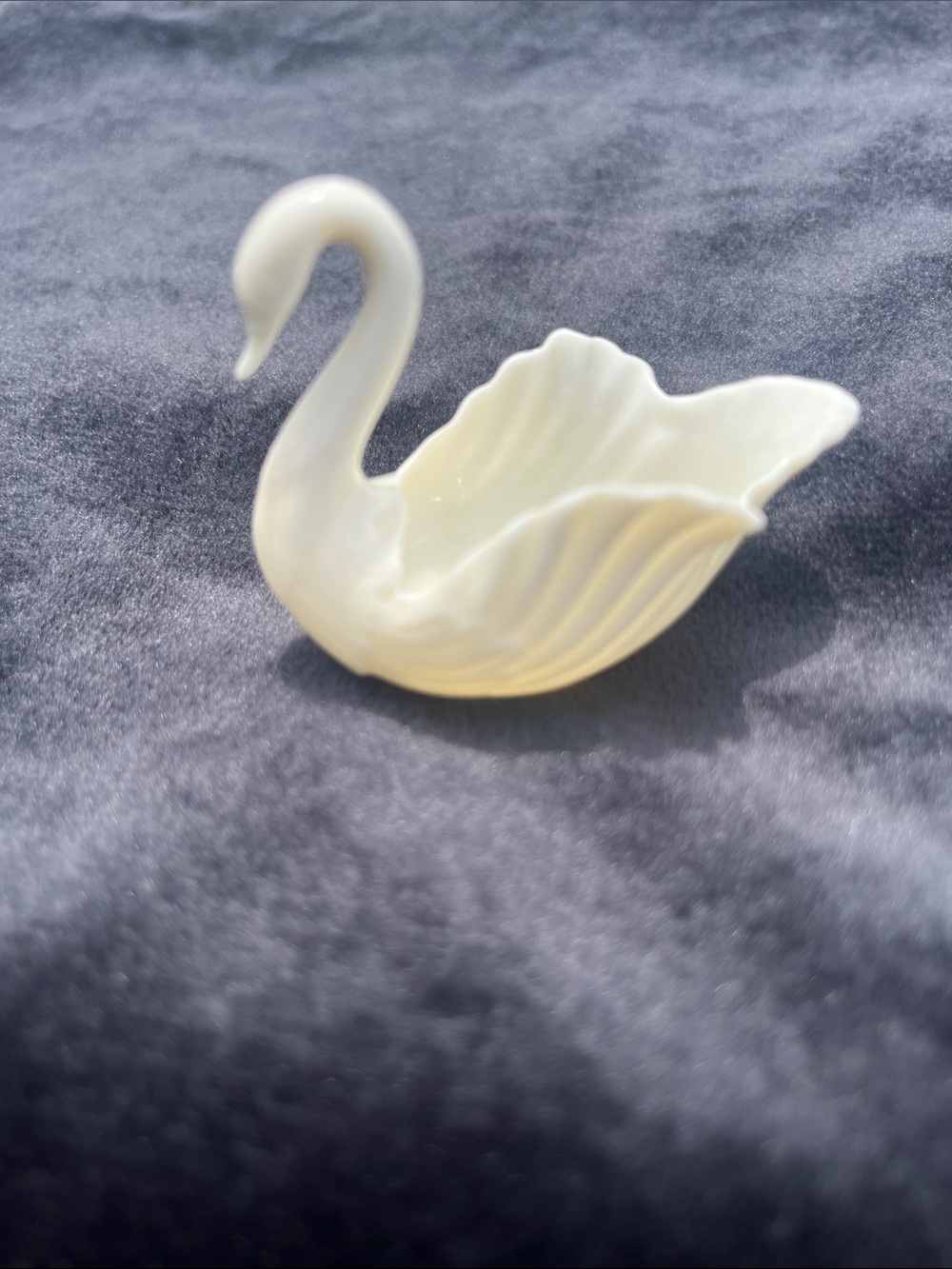 Vintage Lenox Swan trinket dish ring holder decor